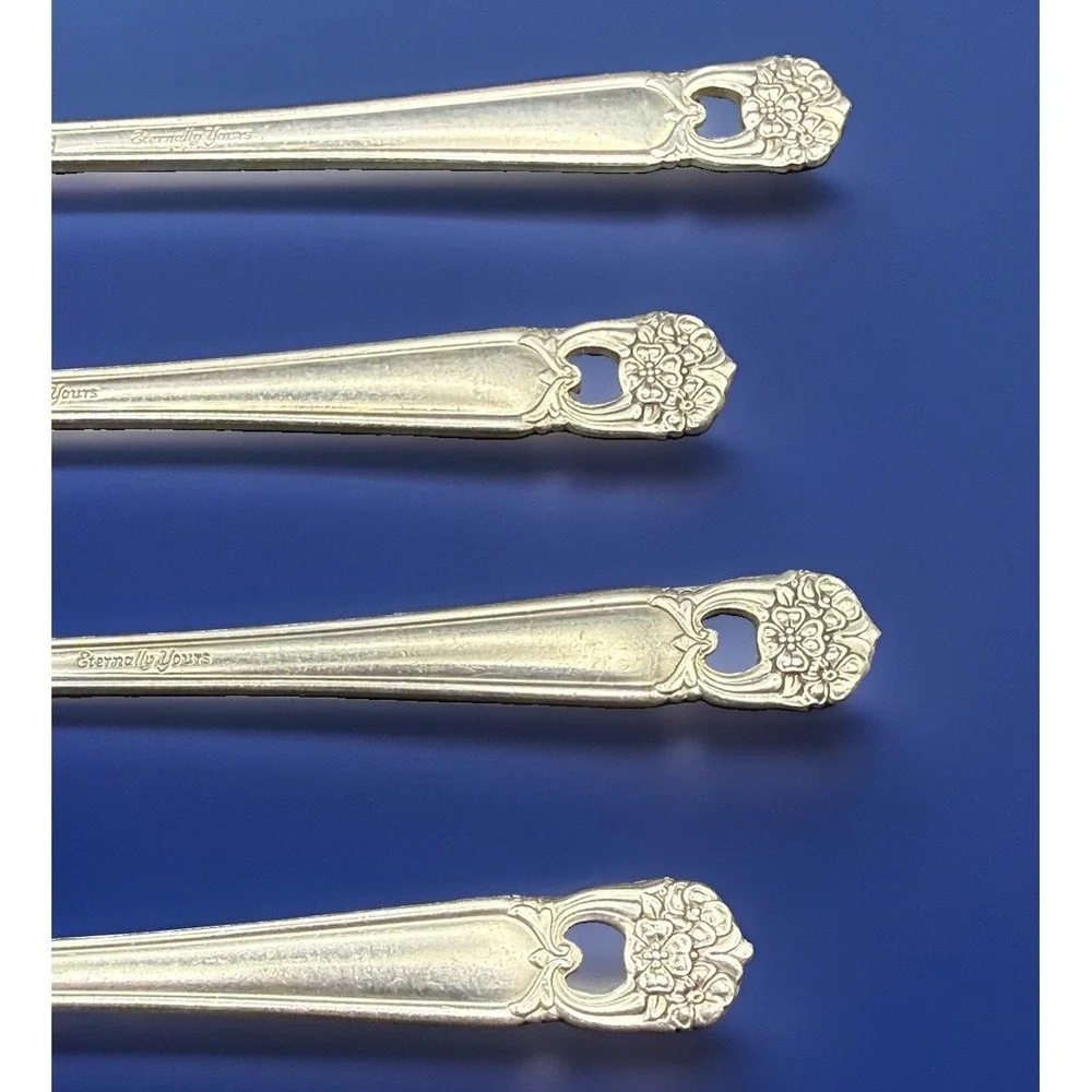 VTG 1847 Rogers Bros ETERNALLY YOURS Dinner Forks 7.75